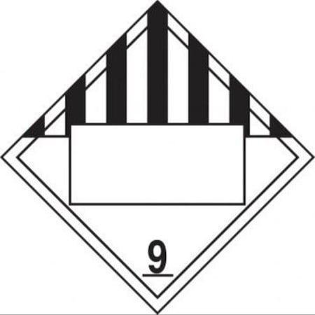 Accuform BLANK DOT PLACARD HAZARD CLASS 8 MPL4DG8CT25 MPL4DG8CT25